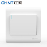 正泰（CHNT）NEW7-Z00100 NEW7Z开关插座/白色/一开单控开关