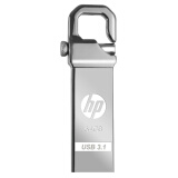 惠普（HP）64GB USB3.1 U盘 x750w 金属黑 高速安全金属钩头 办公u盘