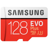 三星（SAMSUNG）128GB TF（MicroSD）存储卡 4K U3 C10 EVO升级版+ 读速100MB/s 支持4K 高速内存卡