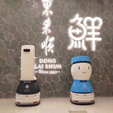 苏萌蒙 擎朗T1花生送餐机器人智能迎宾酒店商用导览机器人送餐车传菜工业传送别墅区邮递车 餐厅机器人