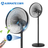 艾美特（AIRMATE）电风扇落地扇遥控款立式风扇家用风扇办公室电风扇 CS35-R17 7页黑色