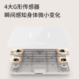 美的（Midea)体重秤家用健康电子秤高精度智能体重秤Led显示健身减肥运动MS-CW4白色