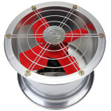金羚（JINLING）工业排气扇轴流风机厨房排风扇强力排风机通风扇换气扇 14寸FAC-35Y带网