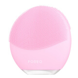 斐珞尔（FOREO）硅胶电动毛孔清洁美容按摩洗脸器洁面仪 露娜迷你3代 LUNA mini3 粉红色