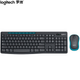 罗技（Logitech）MK275 键鼠套装 无线键鼠套装 办公键鼠套装 全尺寸 黑蓝色 带无线2.4G接收器