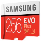 三星（SAMSUNG）256GB TF（MicroSD）存储卡 U3 C10 4K EVO升级版+内存卡 读速100MB/s 写速90MB/s赠SD适配器