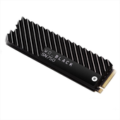 西部数据 黑盘 SN750 NVMe SSD带散热片 M.2 固态硬盘 500G