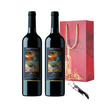 【赠2件套】瑞尼诗·维纳佳 DO级进口红酒赤霞珠干红葡萄酒750ml 2瓶装