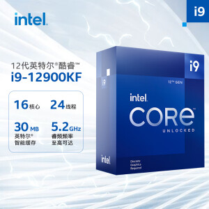 英特尔i9-12900KF】英特尔(Intel) i9-12900KF 12代酷睿处理器16核24 