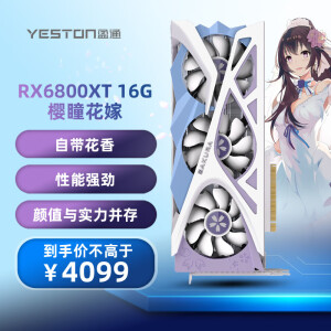 人気色 【新品未開封】Yeston Radeon 6800xt 桜花嫁 - 通販