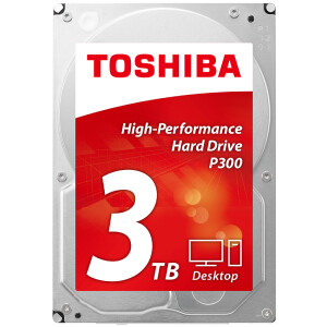 京东PLUS会员：TOSHIBA东芝P300系列7200转64MSATA3台式机机械硬盘3TB