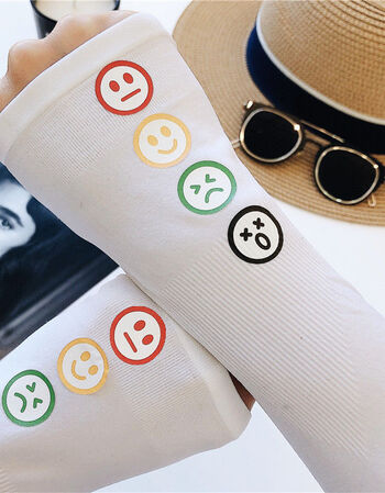 派瑞帝防晒可爱冰手臂袖手袖护臂冰丝袖套女手套开车