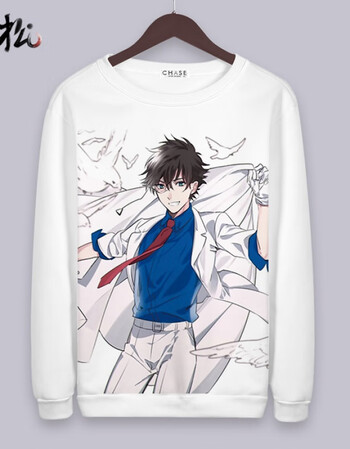 动漫卫衣 名侦探柯南卫衣 江户川 怪盗基德衣服男女连帽动漫周边加绒