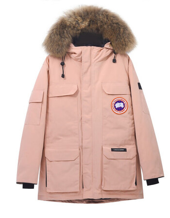 加拿大风大鹅羽绒服派克服情侣工装鹅羽绒服男女中长款2021新滑雪服lm