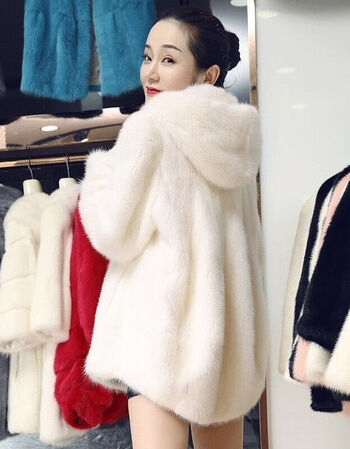 新款上市水貂绒外套女中长款2021冬新款皮草年轻时尚仿水貂皮大衣毛毛
