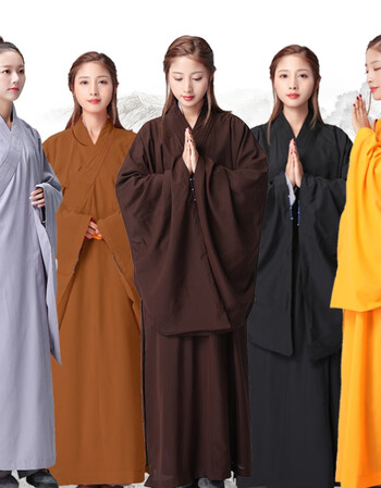 麻纱不透居士服佛教法会僧衣僧服和尚衣尼姑服装2020