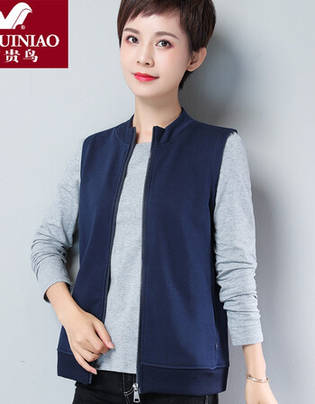 富贵鸟品牌春秋短款薄马甲女春装新款休闲修身显瘦马夹运动外穿背心