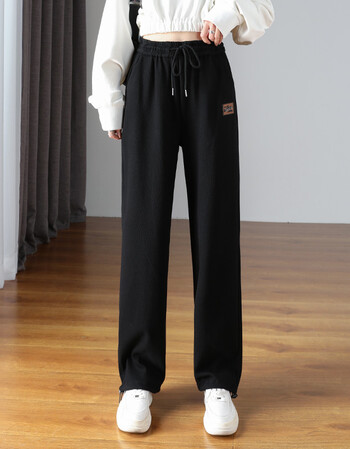 加长版运动裤女高个子170气质女装穿搭175超长2021春新款黑色卫裤sn