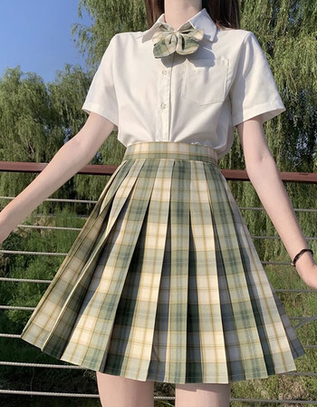 jk制服少女全套格裙百褶裙现货学院风日系校供感水手服 抹茶威化 基础