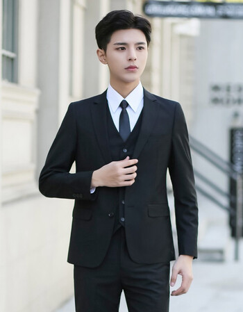 boyxco商务西服套装男西装男式西服正装上班工作职业装男装结婚新郎