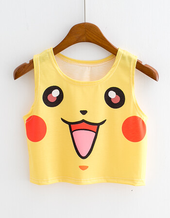 明黄色 皮卡丘 均码 c背心
