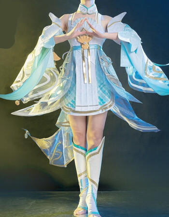 抒融西施cos王者服新皮肤游龙清影全套套装cosplay服装女 m