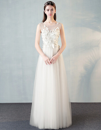 婚纱礼服女2019冬新款简约白色长袖长款主持人晚宴年会新娘敬酒服