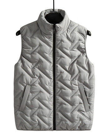 佰斯博冬季超薄羽绒服男轻薄马甲内穿年秋加保暖背心宽松马夹大码外穿