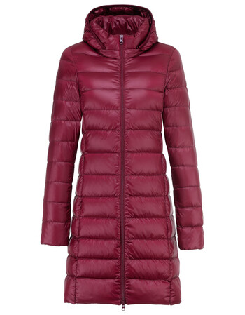 浪莎妈妈羽绒服女加肥加大号200斤中长款超轻薄款中老年特大轻便女士