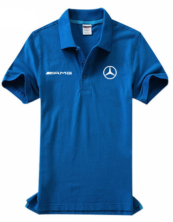 奔驰短袖定制奔驰amg polo衫汽车4s店短袖t恤工作服男女工衣服装