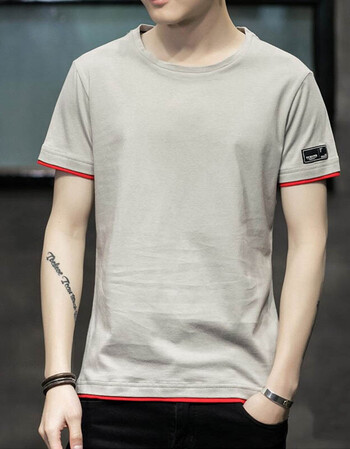 短袖t恤男纯棉韩版2019新款上衣服男装夏天半袖白色打底衫t桖纯色t血