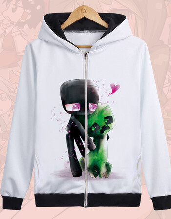 我的世界卫衣 苦力怕娘化衣服 春秋冬季 minecraft外套 元素游戏 07 l