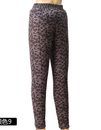 棉裤女2018妈妈外裤宽松女冬天轻薄奶奶裤子j 9号颜色 女士大号棉裤2