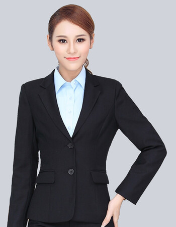 职业装女装秋冬工作服西装套装修身商务女士韩版正装西服外套工装 女