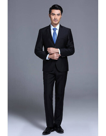 花花公子2018春秋冬中年男士西服套装西装男大码韩版商务休闲职业装