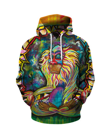 时尚连帽3d印花卫衣男女款时尚潮流卫衣 w06 m