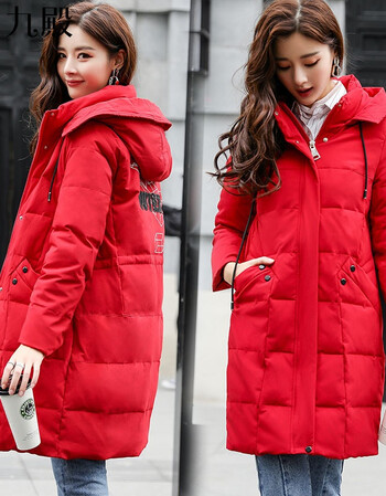 棉袄女2017新款冬季棉衣女中长款加厚韩版宽松bf百搭大码棉服外套