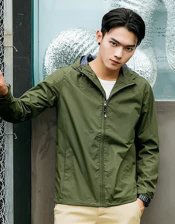 帽春秋装男士夹克男秋季外套棒球服潮流衣服防晒衣 唐 森马维狮 军绿
