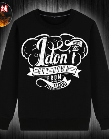 古莱登欧美男装西海岸潮牌印花3d创意字母图案嘻哈街头朋克社会小伙