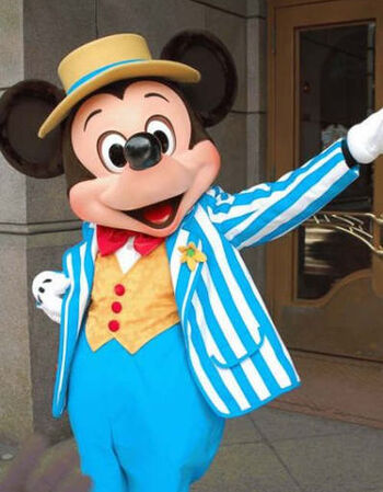 阿坡饵 迪士尼卡通服装人偶服装动漫服装海军米老鼠 蓝色_现价-1元