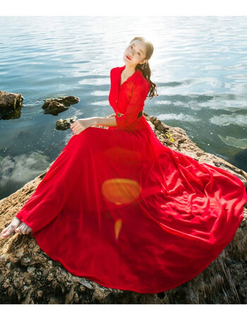 海岛服装女三亚沙巴岛沙难裙连衣裙长裙子海滩群裙女海边度假衣服