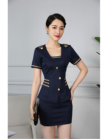 2018新款足浴店性感显瘦套装女足疗技师工作服按摩洗浴