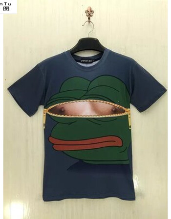 珂梵图3d美女图案立体创意印花t恤男女短袖潮个性奇葩恶搞t恤怪衣服