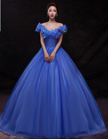 斯妍一字肩拖尾婚纱礼服蓬蓬裙晚装结婚礼服灰姑娘新款2016春季女