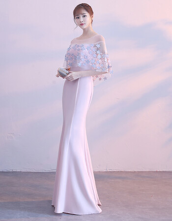 晚礼服女2017秋冬新款时尚鱼尾长款宴会聚会主持人修身连衣裙显瘦