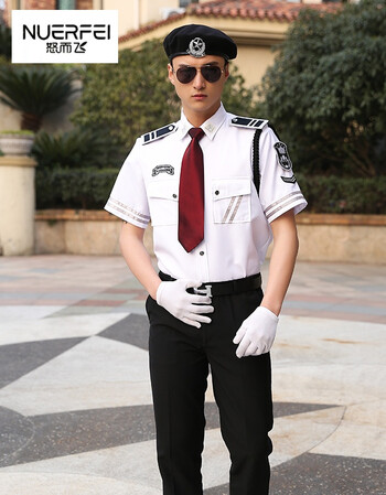 保安服短袖夏装物业房产酒店大气形象岗礼宾服制服套装特勤公安警服