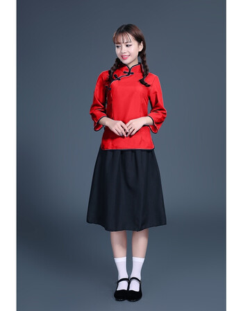 五四青年装女装中山装男装民国风女装民国学生装女古装服装演出服