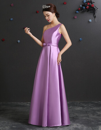 2016夏季新款缎面伴娘团礼服姐妹裙夏季长款宴会晚礼服夏款 淡紫色f款
