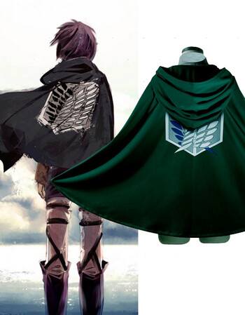 进击的巨人cos全套艾伦三笠兵长调查兵团cosplay服装斗篷薄款 黑色xxl 图片价格品牌报价 京东
