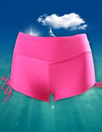 (开学季四件7折) 2018年新款泳裤女平角泳裤女生泳衣泳裤女款游泳短裤